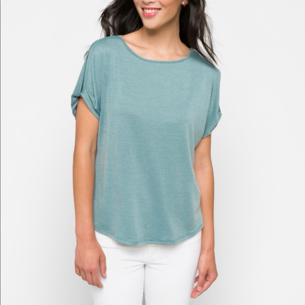Baby blue top